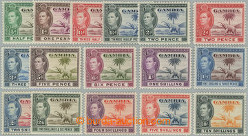 252394 - 1938 SG.150-161, Jiří VI. - Sloni ½P-£1; kompletní sér