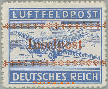 252398 - 1944 INSELPOST / PP NA KRÉTĚ / Mi.7B, Luftfeldpost s oran