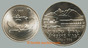 252413 - 1993-1996 sestava 2ks Ag pamětních mincí: 100Sk 1993 - Vz