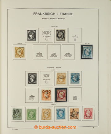 252439 - 1850-19 [COLLECTIONS] collection of used / mint stamps on pa