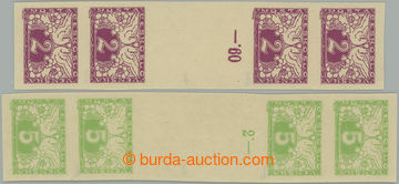 252496 - 1919 Pof.S1Ms(4)-S2Ms(4), 2h fialová a 5h zelená, nepřelo