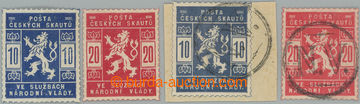 252505 - 1918 Pof.SK1-SK2, Skautské, 2 kompletní řady, 1x s nepou�