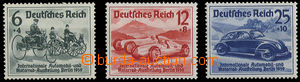 25252 - 1939 Mi.686-688, Automobilová výstava, luxusní, kat. 110�