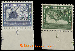 25254 - 1938 Mi.669 - 670, letecké, s dolními okraji, svěží, ka