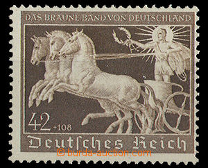 25257 - 1940 Mi.747 Hnědá stuha, stopa v lepu, kat. 20€