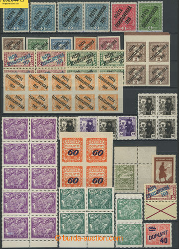 252644 - 1918-1924 SESTAVA / zn. z uvedeného období na kartě A4 ob