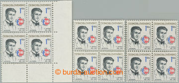 252667 - 1989 Pof.2916 VV, Opletal 1Kčs, sestava 3ks 4-bloků: 1x po