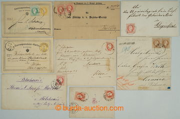 252673 - 1867 SESTAVA / 8 dopisů a KL, mj. luxusní Fingerhut ALTENM