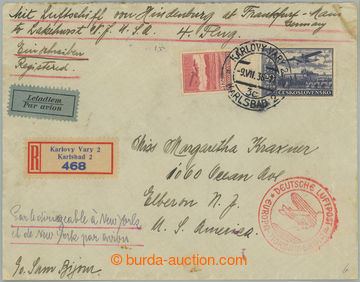 252676 - 1936 ZEPPELIN / 4. AMERIKAFAHRT, Reg and airmail letter from