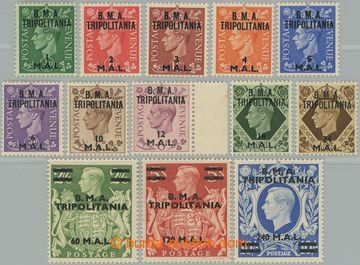 252706 - 1948 BRITSKÁ OKUPACE / SG.T1-T13, Jiří VI. 1 M.A.L.-240 M