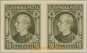 252712 - 1939 Sy.NZ26N, Hlinka 10h olivová, vodorovná nezoubkovaná