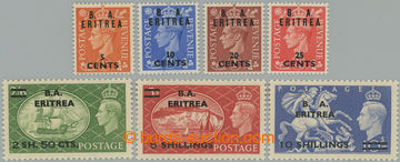 252723 - 1951 BRITISH OCCUPATION / SG.E26-E32, George VI. - Motives 