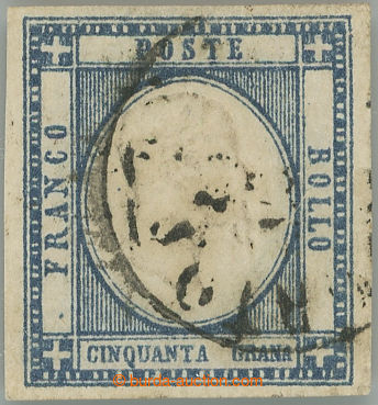 252747 - 1861 PROVINCE NAPOLETANE /  Sass.24d, Viktor Emanuel II. 50g