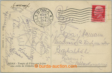 252779 - 1931 FOOTBALL / REPREZENTACE / Czechoslovakia / postcard sen