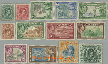 252784 - 1938-1952 SG.121s-133s, Jiří VI. - Motivy ½P - 10Sh; komp