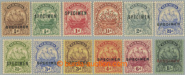 252789 - 1922-1934 SG.77s-87s, Ship ¼P - 1Sh, complete set with over