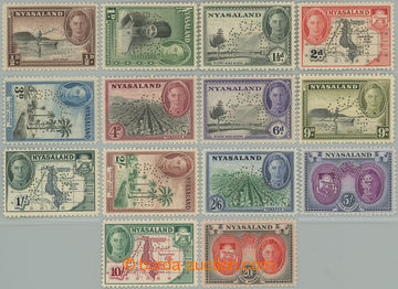 252820 - 1945 SG.144s-157s, Jiří VI. - Motivy ½P - 20Sh, kompletn