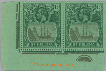 252849 - 1927 SG.107+107c, Fregata před Jamestownem 1Sh6d, levá dol