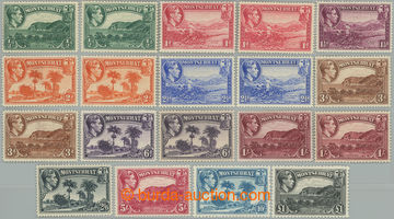 252866 - 1938-1948 SG.101a-112, George VI. - Motives ½P - £1, compl