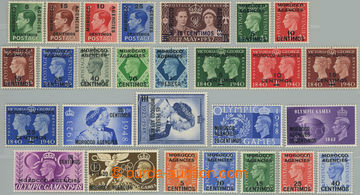 252871 - 1951 BRITSKÁ POŠTA V MAROKU / SG.160-163, 164, 165-171, 17