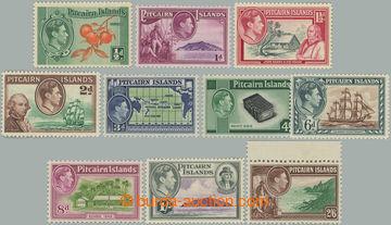 252873 - 1940-1951 SG.1-8, George VI. - Motives ½d-2Sh6d; complete m