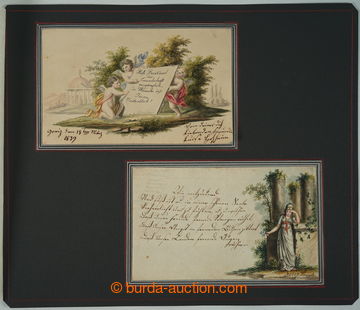 252903 - 1830-1880 [COLLECTIONS]  CONGRATULATION CARDS / selection of