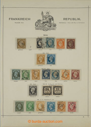 252972 - 1849-1890 [COLLECTIONS] small collection of classic on 6 pag