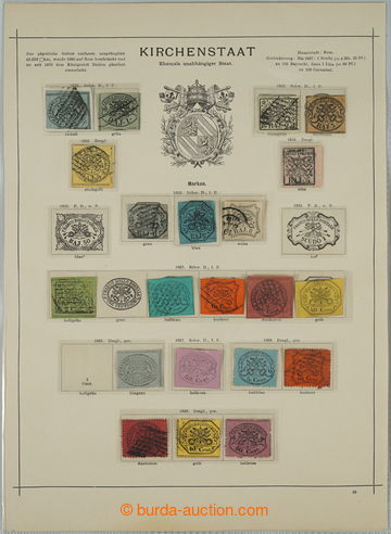 253017 - 1851-1890 [COLLECTIONS]  small selection of classic on 6 pag