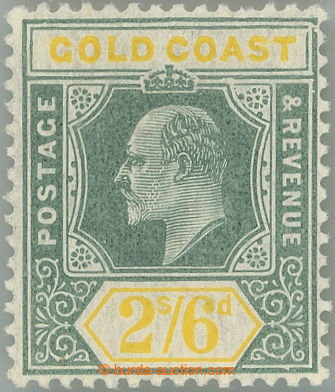 253158 - 1904 SG.57a, Edvard VII. 2Sh6P, DAMAGED FRAME AND CROWN; lux