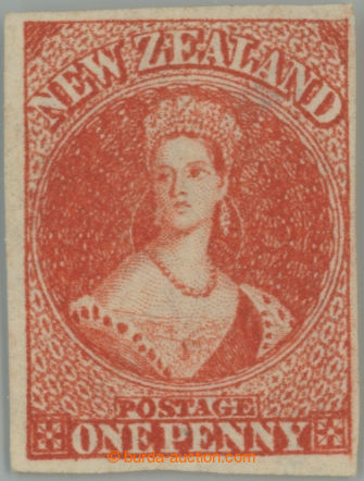 253201 - 1862 SG.33, Victoria Chalon Head 1P orange-vermilion; small 