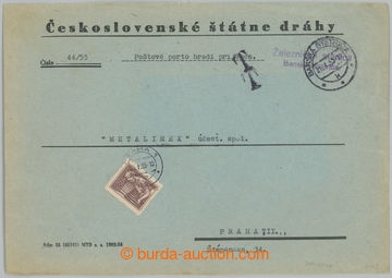 253227 - 1955 nevyplacený úřední dopis zaslaný z železniční s