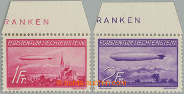 253264 - 1936 Mi.149-150, Zeppelin 1Fr-2Fr; luxusní krajové kusy, k