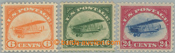 253417 - 1918 Sc.C1-C3, Letecké 6c - 24c (Curtiss Jenny); kompletní