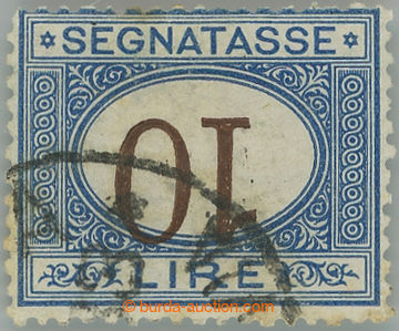 253423 - 1870-1874 POSTAGE-DUE / Sass.14b, postage-due Numerals 10L, 