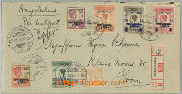 253437 - 1928 R+let letter to Netherlands, franked with i.a. overprin