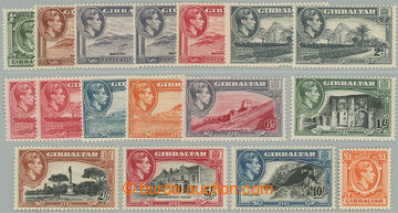 253621 - 1938 SG.121-131, Jiří VI. Motivy ½P - £1, některé odst