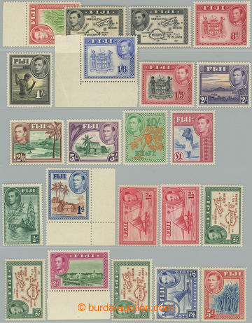 253635 - 1938 SG.249-266b, Jiří VI. lokální motivy ½P - £1; kom