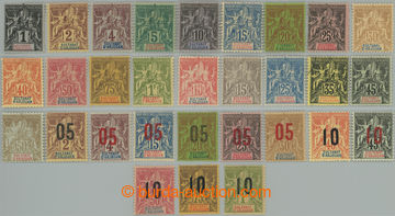 253703 - 1892-1912 Yv.1-13, 14-19, 20-30, kompletní základní séri
