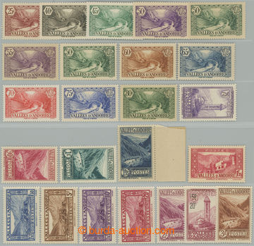 253915 - 1932 Yvert.24-45, Andorské knížectví 1C-20Fr; luxusní s