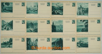 253978 - 1939 CDV6/1-12, Lipová ratolest 60h, kompletní řada 12ks 