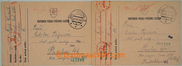 254004 - 1941 POL. POST 6a + POL. POST 16a, comp. 2 pcs of Slovak FP 