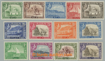 254014 - 1939-1948  SG.16-27, George VI. - Motives ½A - 10Rs; comple