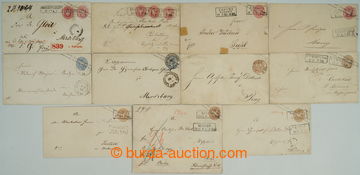 254031 - 1861-1867 Mi.U20, U22, U26-U28, selection of 11 postal stati