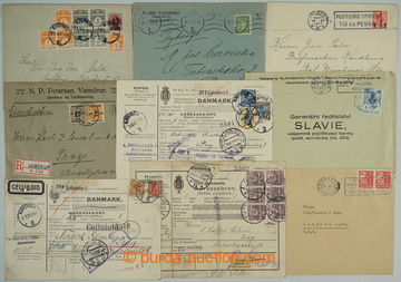 254063 - 1911-1942 SELECTION of / 13 entires mainly sent to Czechoslo