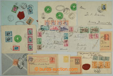 254191 - 1897-1935 selection of 10 Us entires, part addressed to Bohe