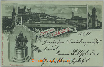 254254 - 1899 BRATISLAVA (Pressburg) - multi-view lithography, issued