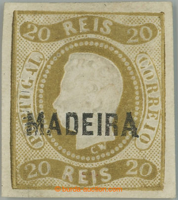 254389 - 1868 MADEIRA / Mi.1, Luis I. 20R s přetiskem MADEIRA; po n