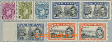 254414 - 1938-1951 SG.50ba, 56a, 57a, 58, 58a, 58b, 59, 59c, Jiří V