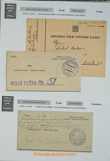 254431 - 1938 [SBÍRKY]  POLNÍ POŠTA 1938 / exponát obsahující 1