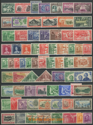 254445 - 1936-1951 SELECTION of / SG.593-709, comp. of stamps also co